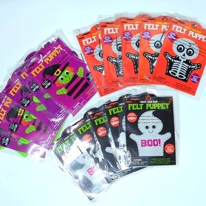 Make Your Own Halloween Felt Puppet: Witch, Skeleton, Ghost